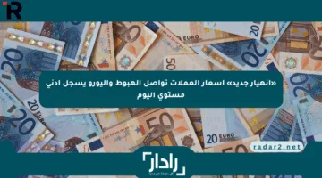 «انهيار جديد» أسعار العملات تواصل الهبوط واليورو يسجل أدنى مستوى اليوم